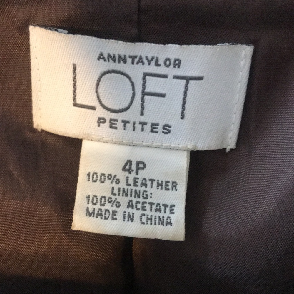 SOLD🎉🎉🎉🎉🎉🎉🎉Loft leather jacket - Picture 6 of 7